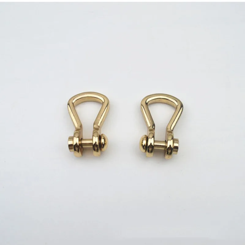3pcs Metal Bag Side Anchor Gusset Hanger Clamps Edge Link Hardware with D Rings for Purse Strap | Багаж и сумки