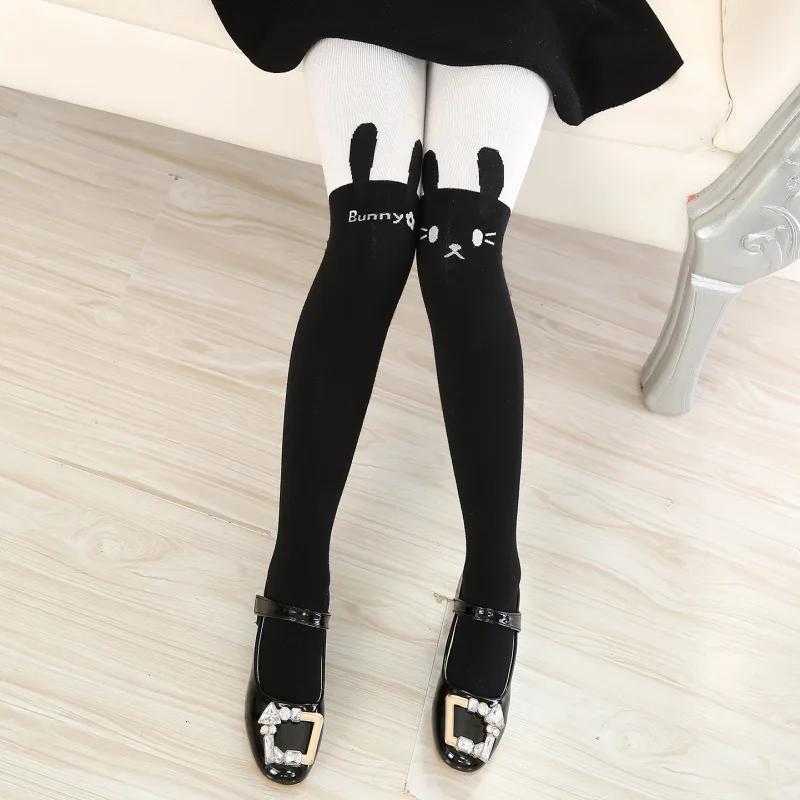 Новые детские Колготки с рисунком персонажей из мультфильмов для милых девочек