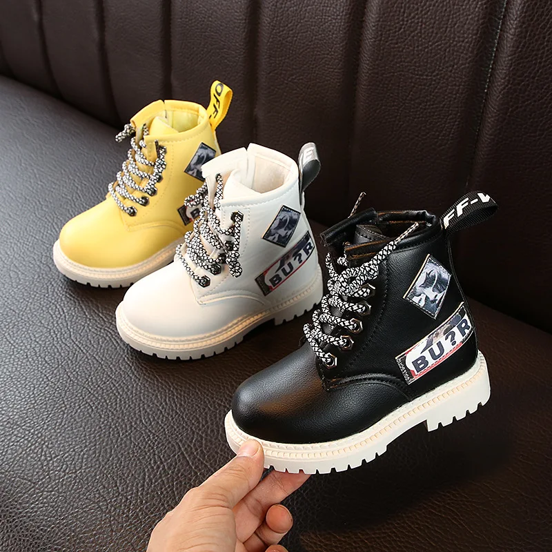 Ботинки Martin для девочек новинка 2020 года кожаные ботинки мальчиков на осень и зиму