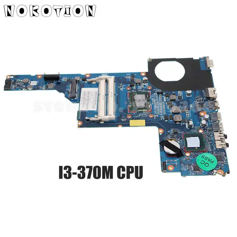 

Материнская плата NOKOTION 653087-001 для ноутбука HP Pavilion G6 G6-1000 6050A2450801-MB-A02 I3-370M HM55 DDR3