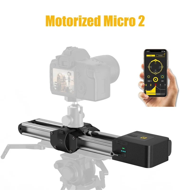 Zeapon моторизованный микро 2 камера рельса слайдер Трек Долли автоматический