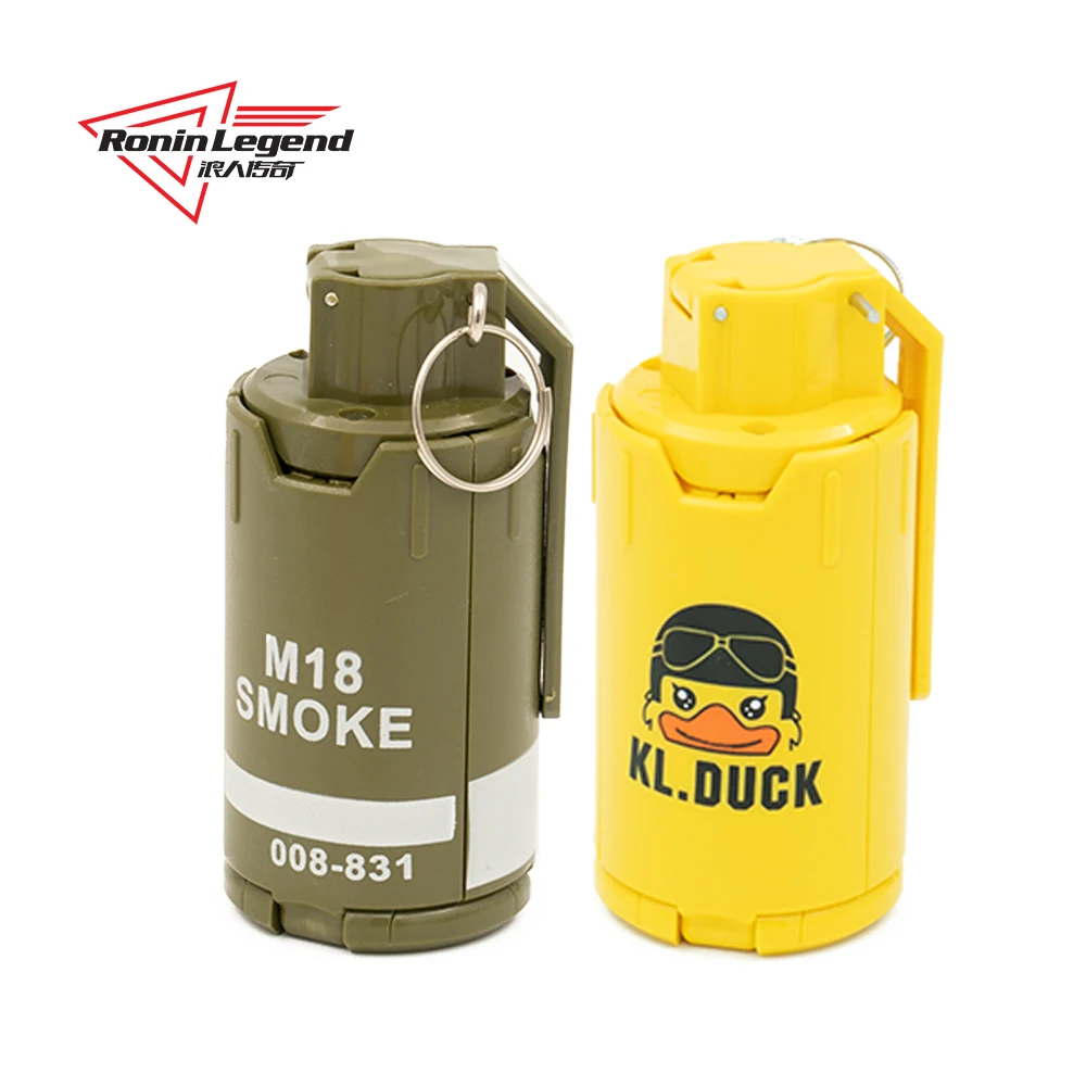 

Jinming Water Bomb Explosion Grenade Smoke Bomb MI8 Model Metal Pull Ring Cs Tactical Toy Accessories Can Explode Props Childre