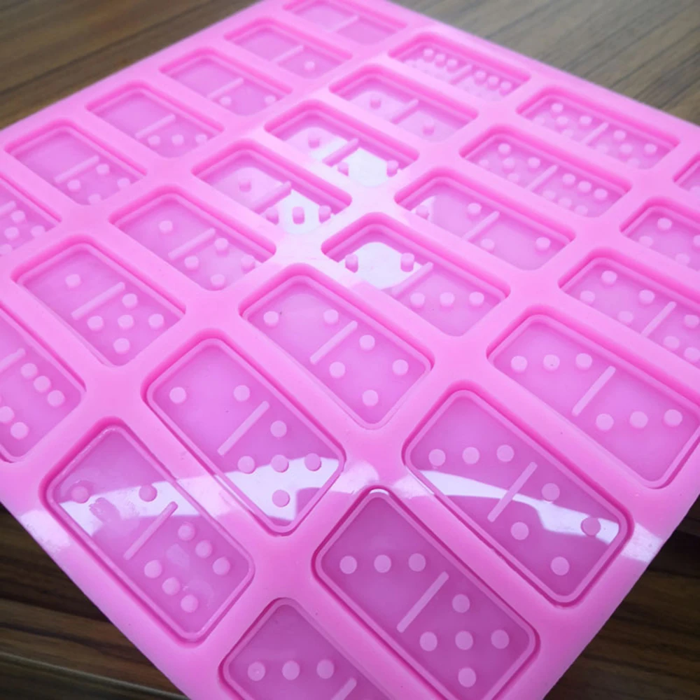 

Dominoes Shape Silicone Epoxy Resin Mould cake mold fondant molds cake decorating tools chocolate fondant tools soap mold DIY