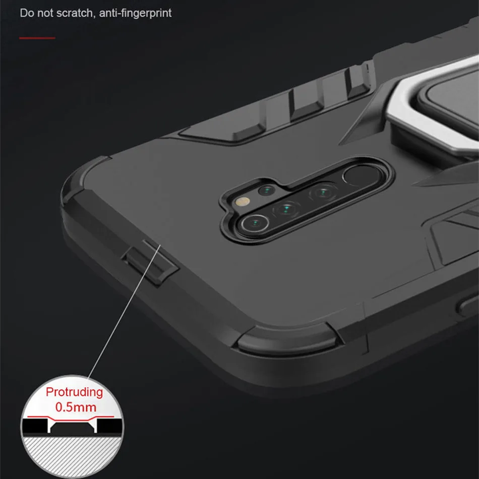 Чехол-подставка Micgita для Xiaomi Redmi Note 8 Pro Hybrid Armor силиконовый чехол |