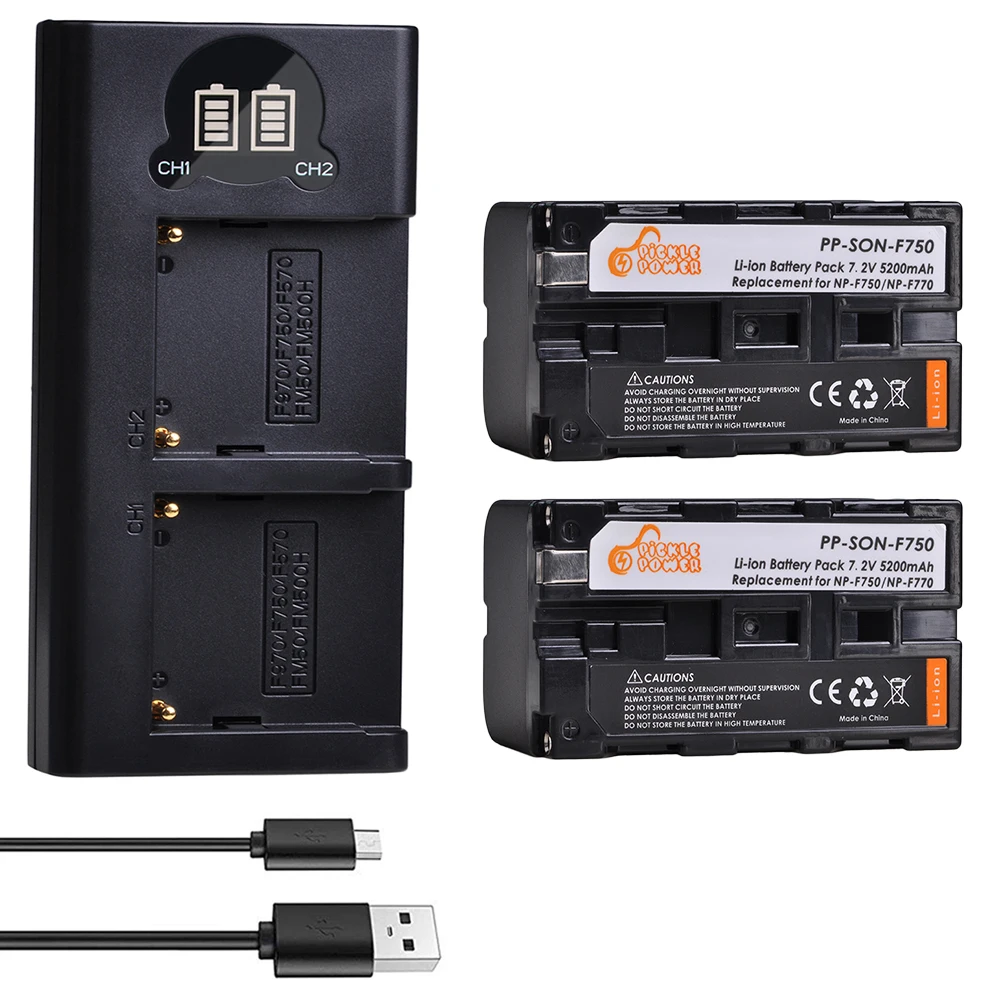 Двойное зарядное устройство со светодиодной подсветкой 2x5200 мАч|Цифровые