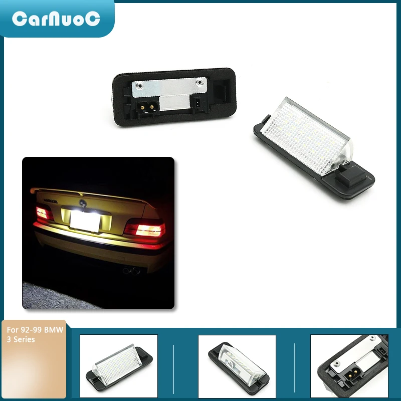 

2pcs LED license plate light Car Accessories For 92-99 BMW 3 Series E36 318i 318is 318ti 320i 323i 325i 325is 328i 328is 328i