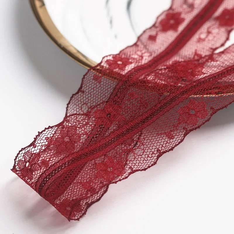 200 ярдов Высококачественная кружевная лента для рукоделия хлопковая вышитая