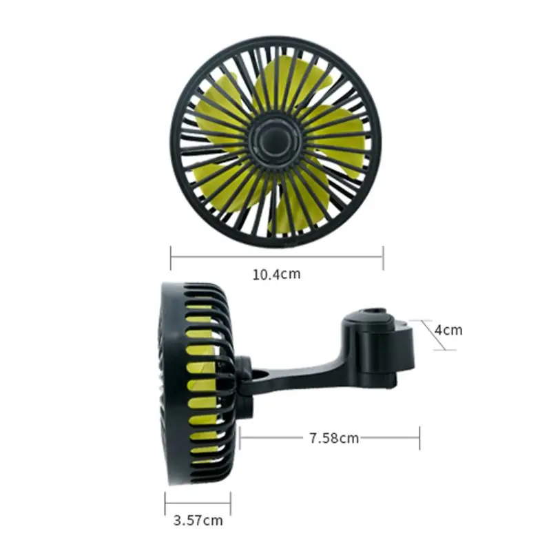 

Universal Car Hook Car Back Seat Headrest 3 Speed 5V USB Fan With Switch Air Cooling Fan for Car Truck SUV Boat