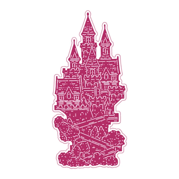 

New 2021 Castle Die Set Metal Cutting Dies Scrapbook Diary Decoration Stencil Embossing Template DIY Greeting Card Handmade