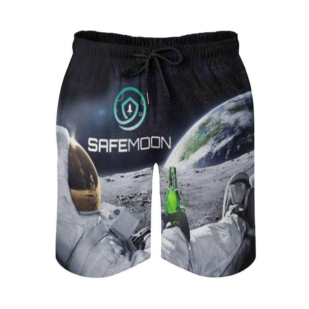

2021 Beach Shorts SHIB Moon Summer Mens Casual Shorts Bermuda Men Oversize Fashion Short Pants Male print Streetwear