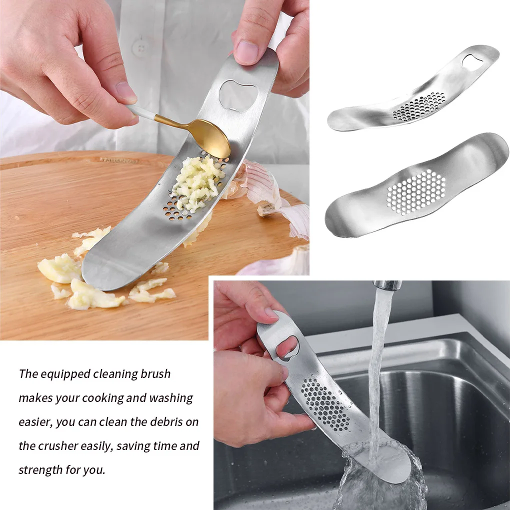 Многофункциональный Чеснок дробилка 304 Нержавеющая сталь измельчитель кухонный