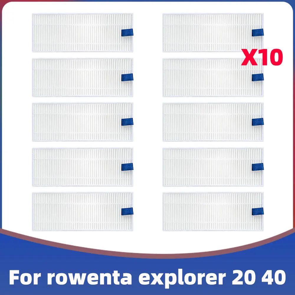 

Совместимость с запасным фильтром HEPA и боковой щеткой для робота-пылесоса Tefal Rowenta X-plorer серии 20 40 50 75 RG7687 / RR7687WH