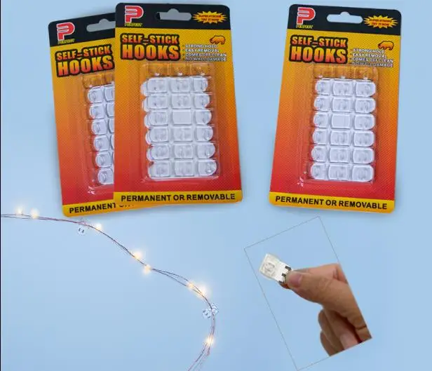 

LED Light String Non-marking Self Hook Sticks