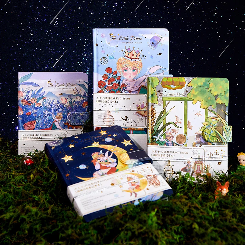 

Zoecor Kawaii Little Prince Notebook Journals Cute Cartoon Notepad Diary Planner for Kids Student School Stationery Supplies