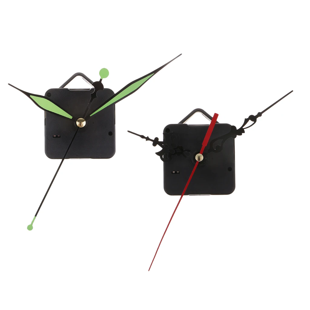 Хит продаж черный кварцевый Настенный механизм для часов стрелки набор