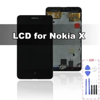 for original nokia x lcd with frame display touch screen digitizer assemblyframe replacement 100 tested
