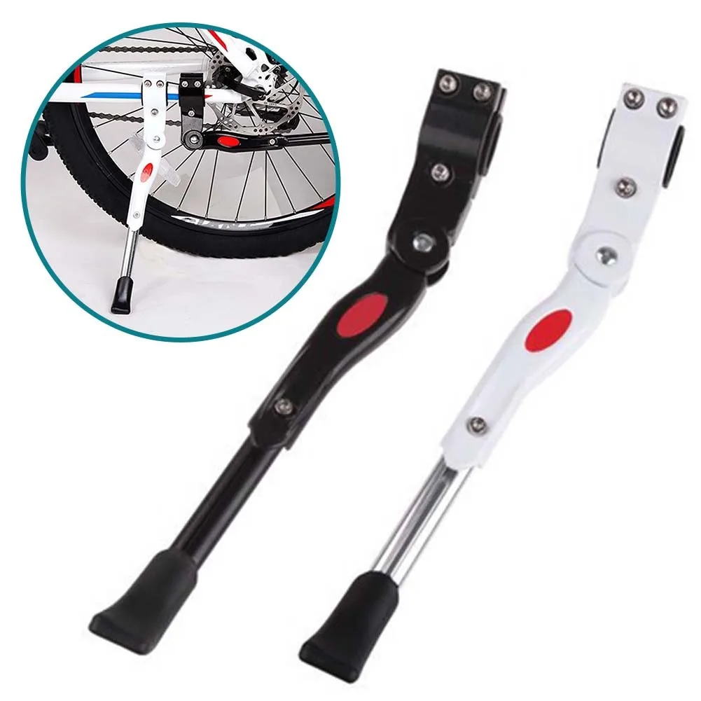 

Adjustable Bicycle Kickstand MTB Road Bike Side Rear Kick Stand Parking Supports Rack Holder Footrest Cycling Foot Support Parts