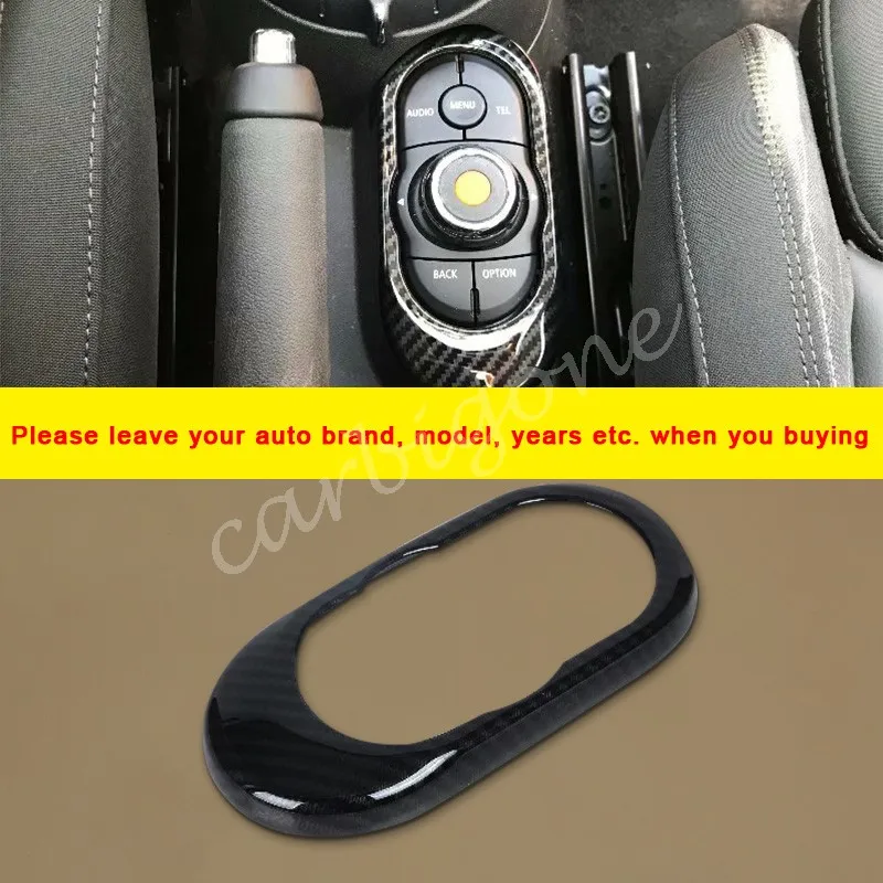

Carbon Fiber Plastic Interior Menu Switch Adjustment Cover Trims For Mini Cooper (5-door/3-door) 2015-2021 Auto Accessories