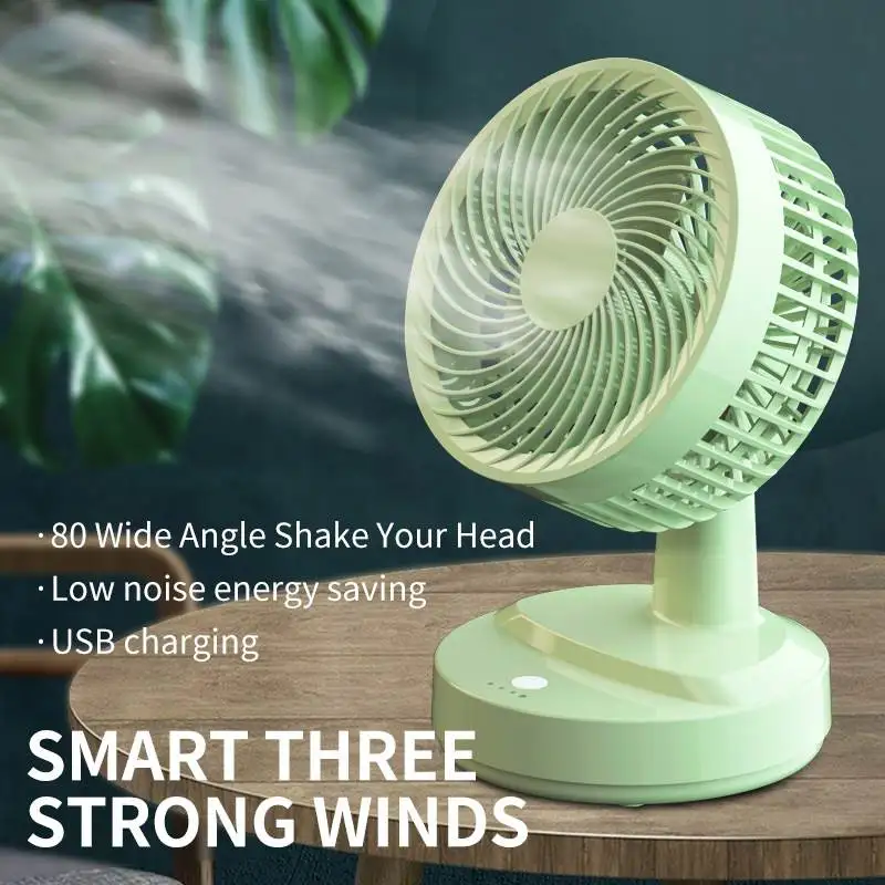 

Настольный мини-вентилятор с 3D циркуляцией воздуха, USB-охладитель, 3 скорости ветра, 4000 мАч, срок службы батареи, низкий уровень шума, для дома...