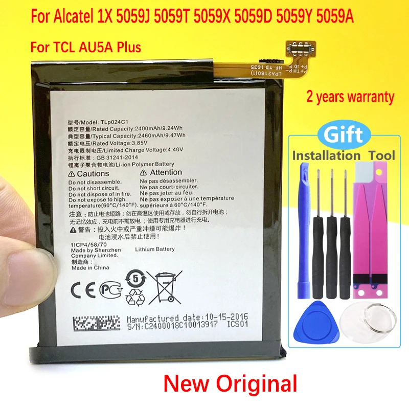 

New Original Battery For Alcatel 1X 1X Dual SIM 1X Dual SIM LTE 1X LTE TCL AU5A Plus TLP024CJ TLP024CC Mobile Phone