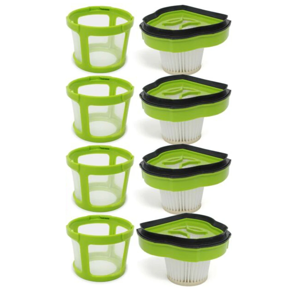 

8Pcs/Set Filters Green Pet Hair Eraser Cordless Pet Vacuum Ideal Brand New