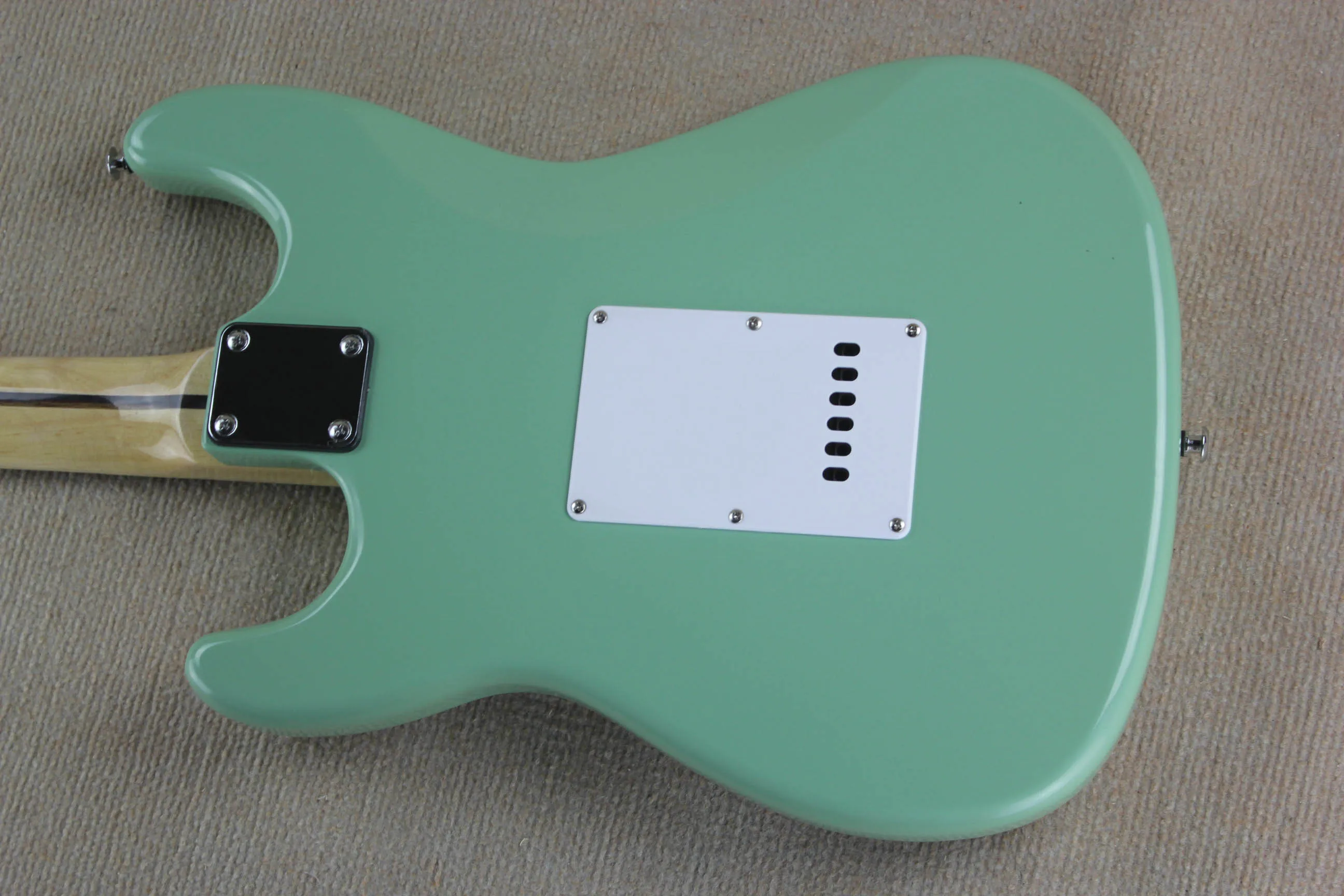 Factory store light green ST signature maple fretboard 6 string Chrome Hardware Electric Guitar Guitarra | Спорт и развлечения