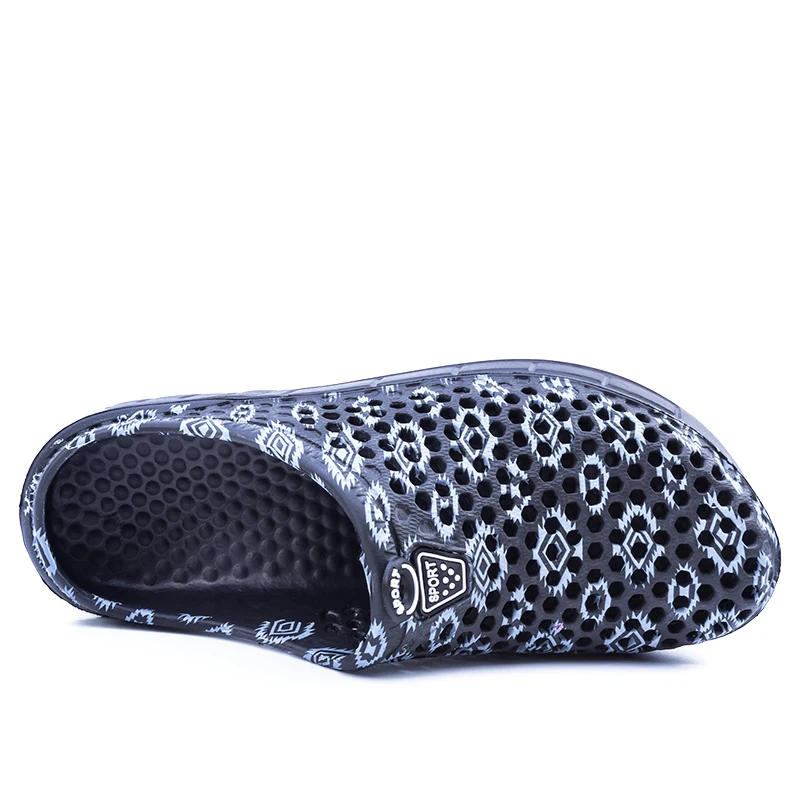 Сандалии JUNJARM мужские с перфорацией дышащие пляжные тапочки повседневные