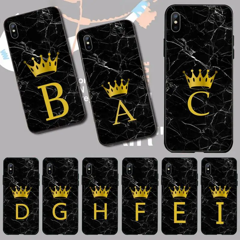 

Marble letters Pattern Phone Case for iPhone 11 12 13 pro XS MAX 8 7 6 6S Plus X 5S SE 2020 XR mini