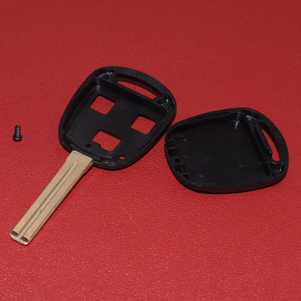 JEAZEA 2 3 кнопки Брелок чехол дистанционный Автомобильный ключ с логотипом для Toyota