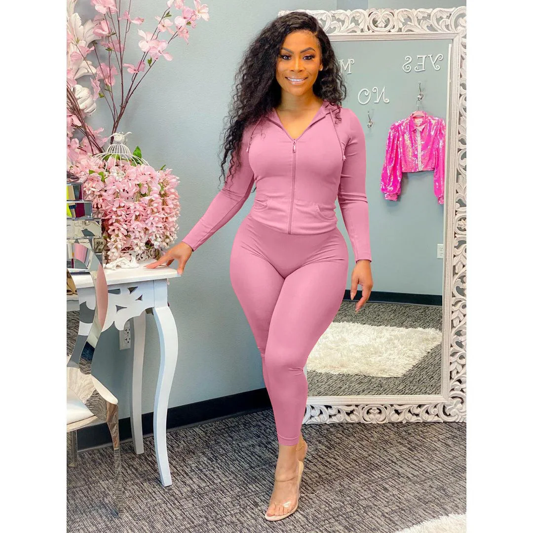 

Однотонная одежда для отдыха, женская одежда из двух предметов, пальто с длинным рукавом для весны и осени, спортивная одежда со штанами, нов...