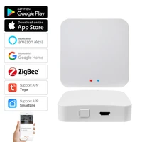 tuya zigbee gateway hub bridge remote control wireless smart home device via smartlife app works with alexa google home