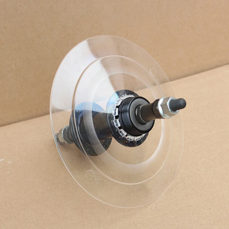 1 шт. прозрачный пластиковый маховик для велосипеда опорный большой диск