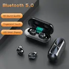 Bluetooth-наушники TWS, водостойкие, IPX5, со светодиодной подсветкой