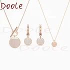 SWA 2021 новая мода высокое качество очарование круглое ожерелье подвеска в виде теннисного мяча женский романтический подарок на день рождения модные украшения