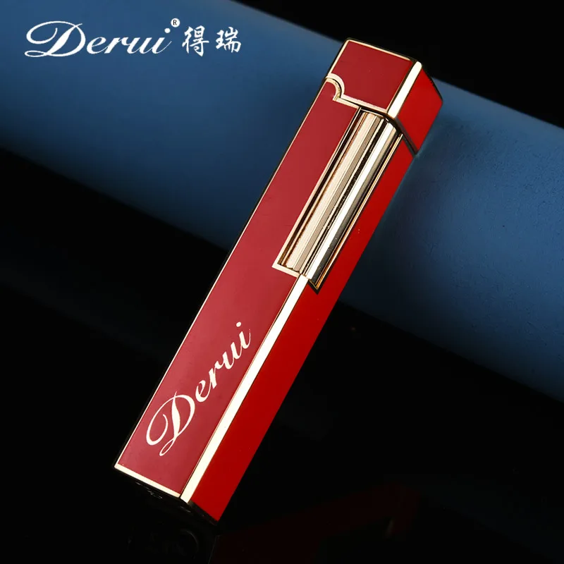 Дамская раздвижная газовая надувная зажигалка металлическая полоса открытое