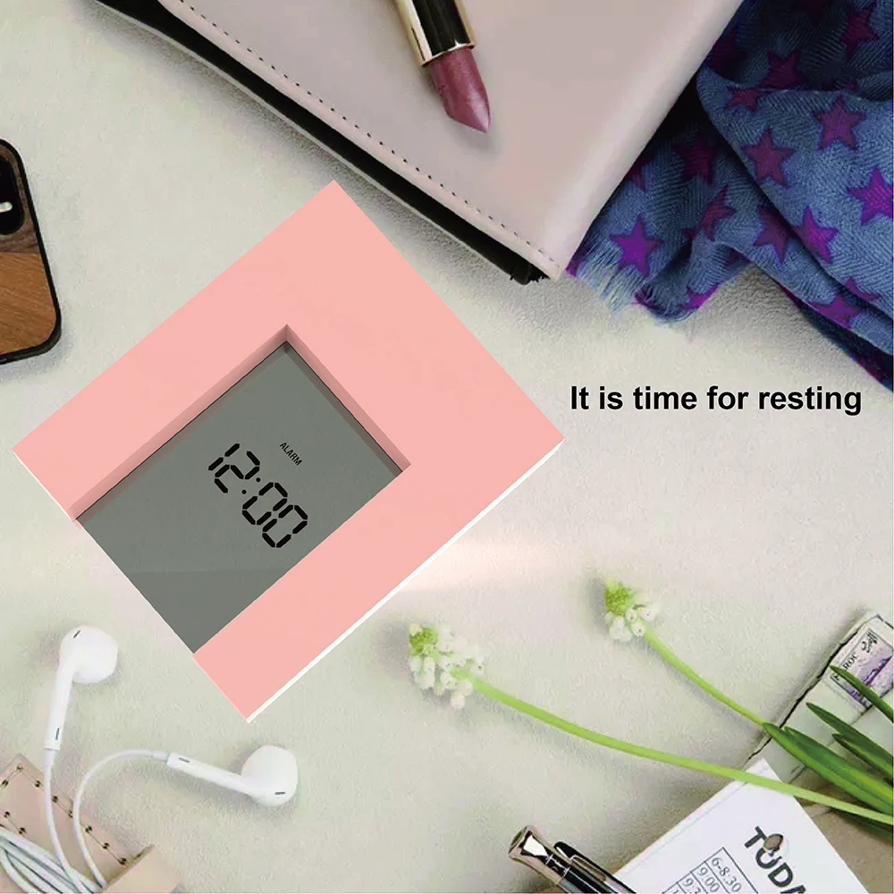 Электронный Настольный будильник календарь с таймером обратного отсчета и