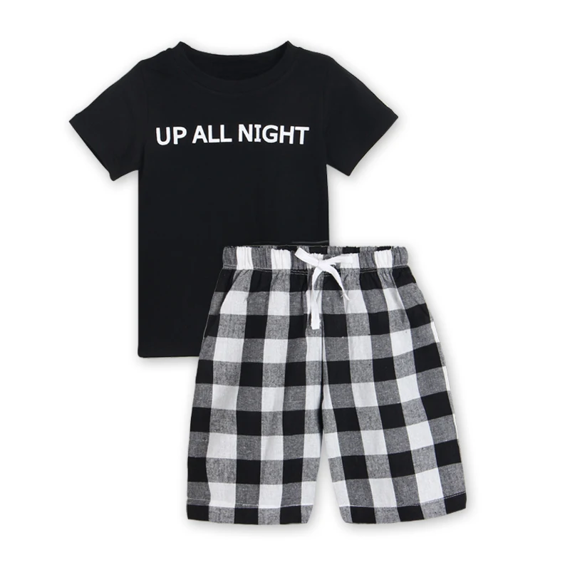 Children clothes 2020 New summer beach style cartoon casual Kids sport suit 3 Pieces hat T shirt pants baby boys clothing set |