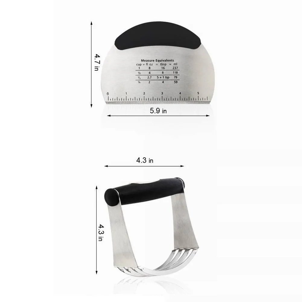 Набор кухонных инструментов скребок для теста тестомеситель сковорода выпечки