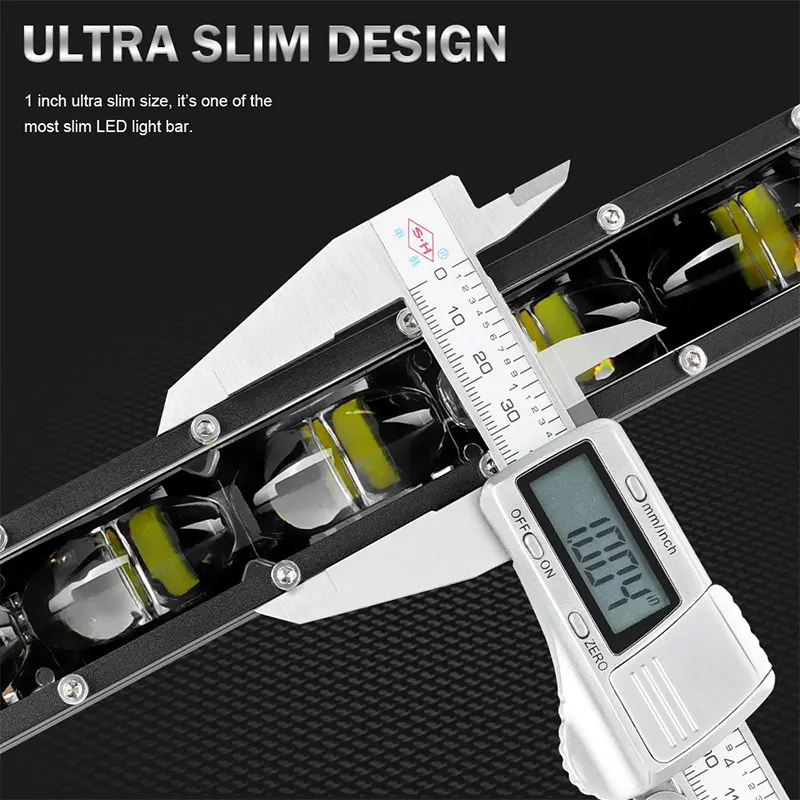 7-дюймовый ультратонкий Светодиодный прожектор 6D фара дальнего света широкий 12 В