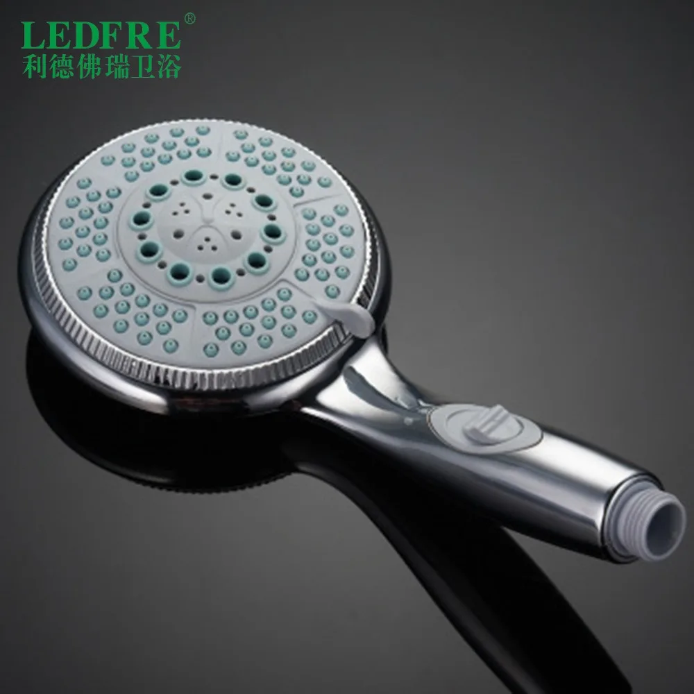 

Ledfre120 мм душевая лейка с усилением давления, экономия воды, водопад с переключателем стоп-воды, 5 функций для регулировки потока LF86018