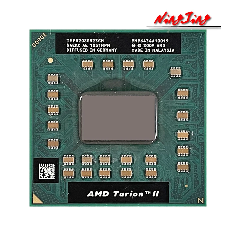 AMD Turion II двухъядерный мобильный P520 2 3 ГГц нить Процессор процессор TMP520SGR23GM гнездо