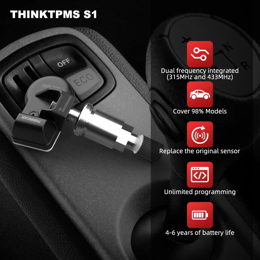 Датчик TPMS G1 S1 315 МГц 433 инструменты для ремонта и диагностики давления в шинах