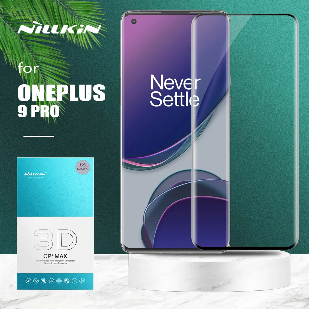 

for Oneplus 9 Pro Glass Nillkin CP+ Max Full Cover 3D Ultra-Thin Tempered Glass Screen Protector for Oneplus 9 Pro Glass Film