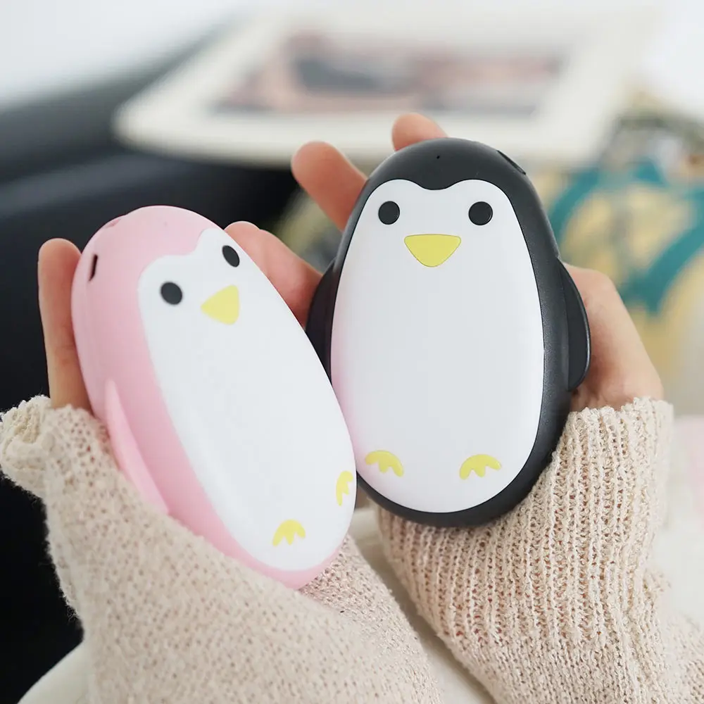 

Cartoon Hand Warmer Portable USB Rechargeable Power Bank(3000MAh) Dual-Purpose Hand Warmer Hand Warmer With Power Bank