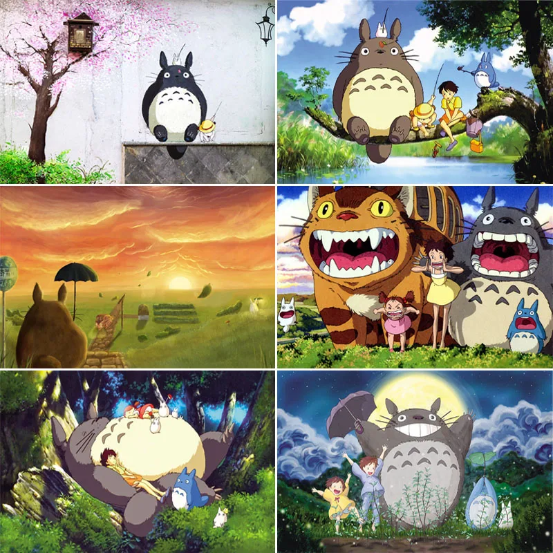 Tonari no Totoro головоломка Miyazaki Hayao аниме периферийный пользовательский Пазл 1000 штук