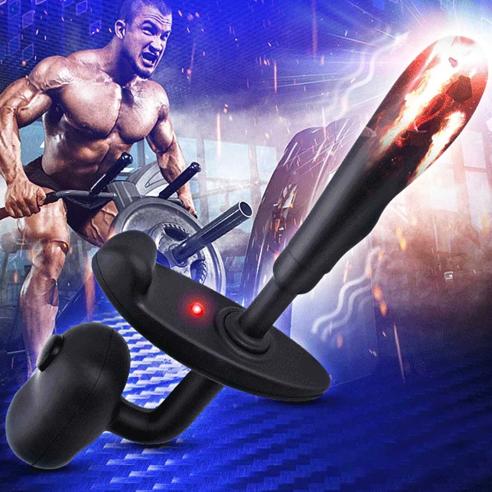 Вибрирующий массажер простаты Анальные шарики вибратор силиконовый сильная