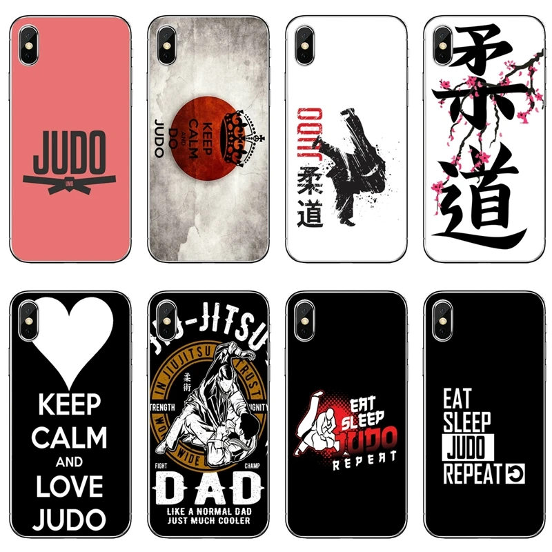 Мягкий чехол из ТПУ для Samsung Galaxy A70 A60 A50 A40 A30 A10 A9 A8 A6 Plus A7 A5 A3 2018 2017 2016 i love Judo