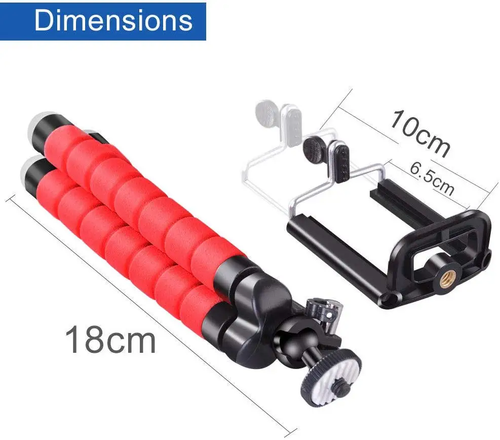 Универсальный автомобильный держатель для телефона гибкий мини-штатив-Осьминог