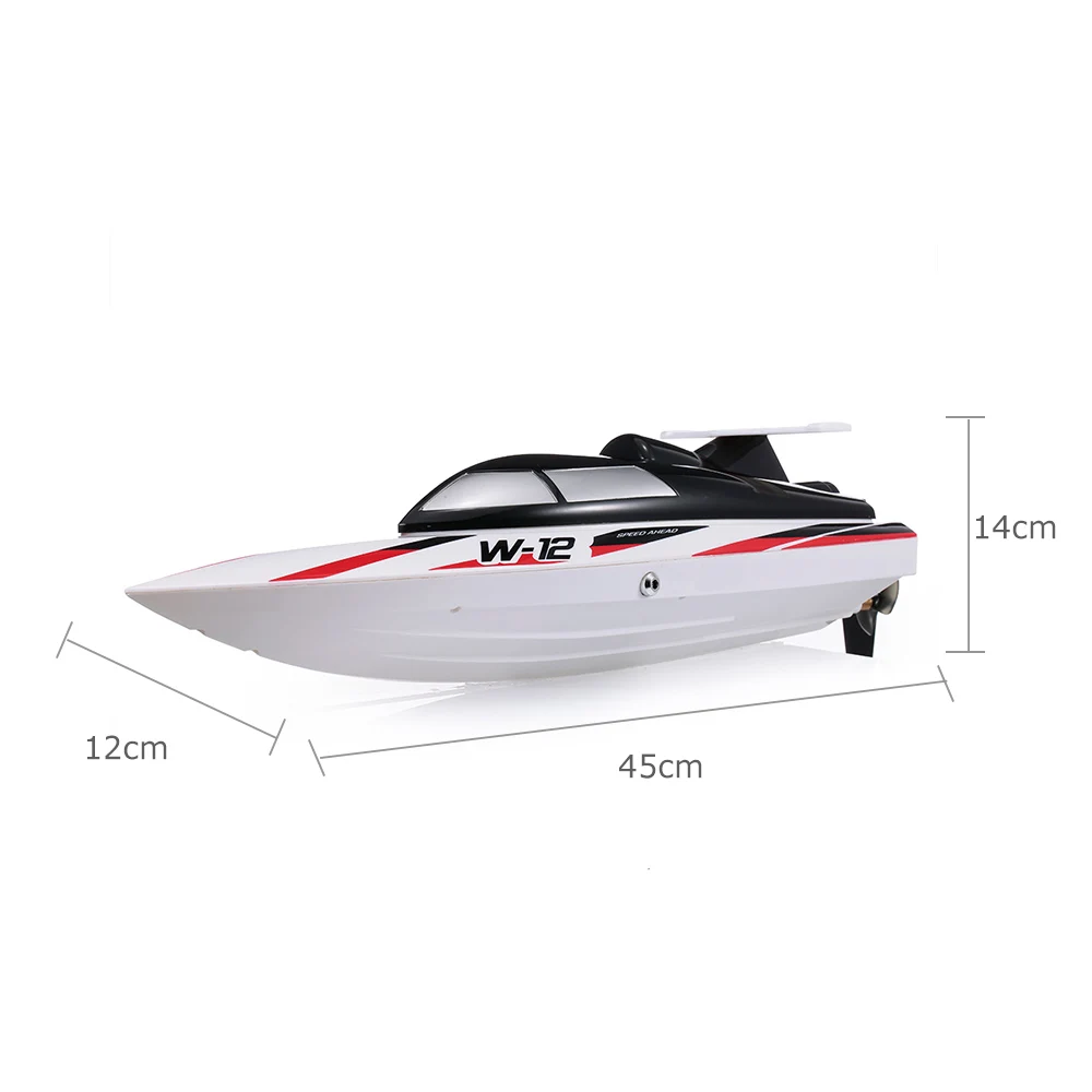 WLtoys WL912 A радиоуправляемая лодка 2 4G 35 км/ч высокоскоростная с защитой размера
