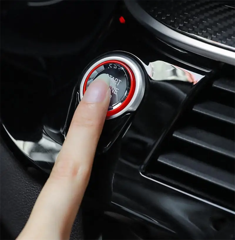 Стильная наклейка для кнопки включения и остановки двигателя BMW 1 2 3 4 5 6 7 серии F20